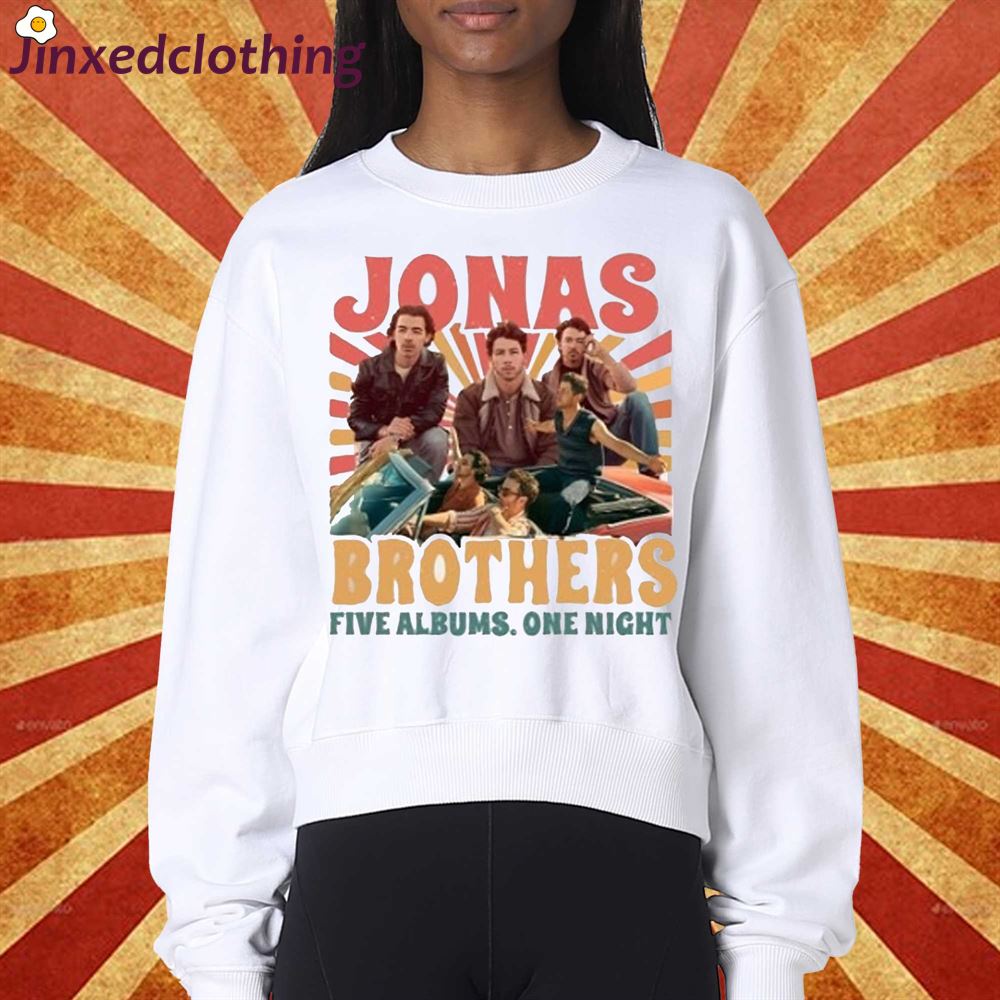 Jonas Brothers T-shirt Jonas Brothers Graphic Tee I Love Hot Dads Shirt 